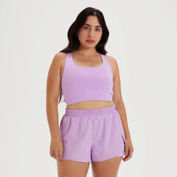 Girlfriend Collective Moon Paloma Racerback Bra Lilac - Picture 1 of 5